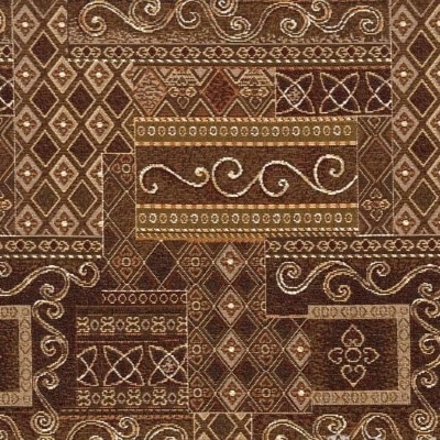 Люкс коричневый - гобеленовая ткань
