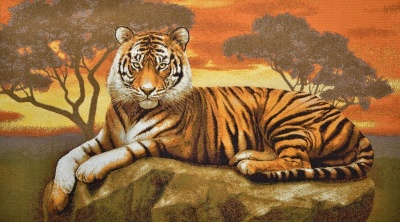 Тигр евро-гобеленовая картина