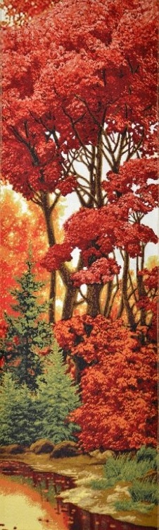 Багряный лес евро-гобеленовая картина