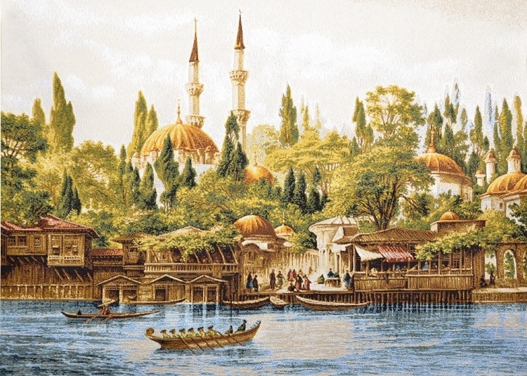 Башни при мечети- гобеленовая картина