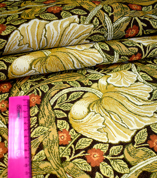 Тюльпаны кор. фон У. Моррис 4820 - гобеленовая ткань