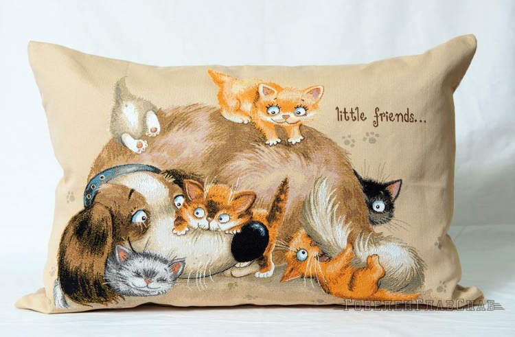 Баловни: нянечка - гобеленовая двусторонняя наволочка