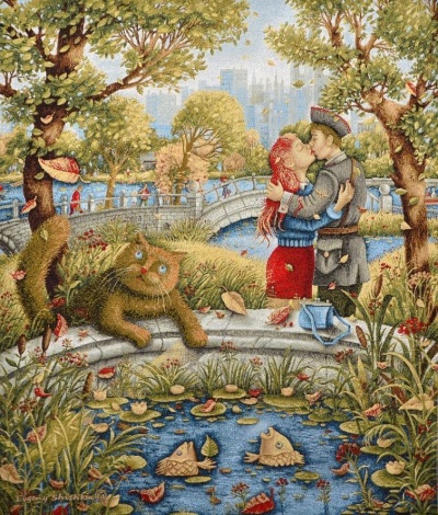 Осенняя гармония Е.Шишкин- гобеленовая картина