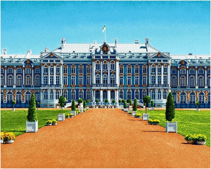 Екатериниский дворец Спб - гобеленовая картина