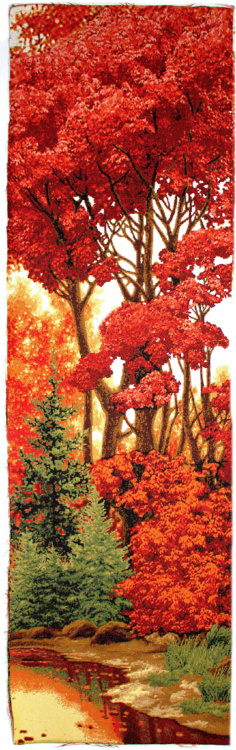 Багряный лес  - гобеленовый купон