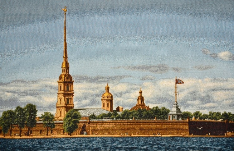 СПБ Петропавловская крепость евро-гобеленовая картина