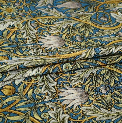 Ноктюрн синий 4439 - гобеленовая ткань