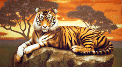 Тигр - гобеленовая картина