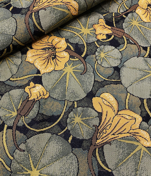 солнечная настурция ткань 