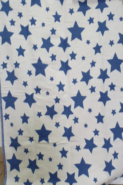 Одеяло Звезды синие 10-34 - 100х140 (100% хлопок)