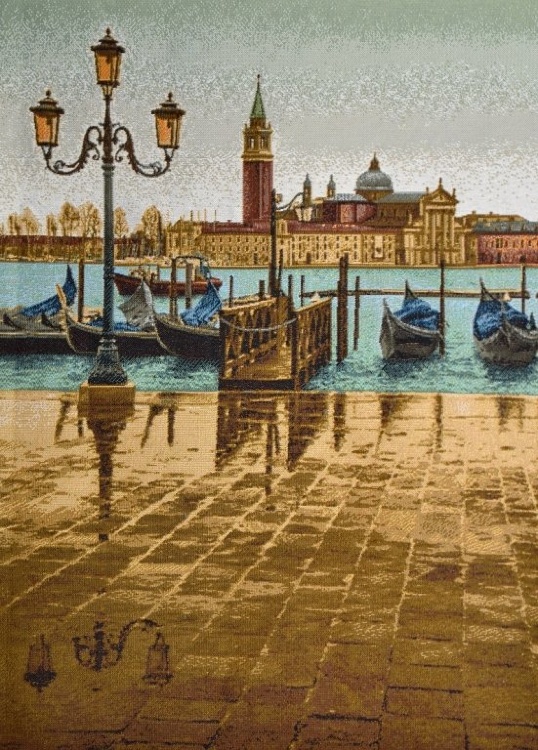 Венеция осенью евро-гобеленовый купон