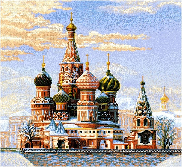 Собор Василия Блаженного - гобеленовая картина