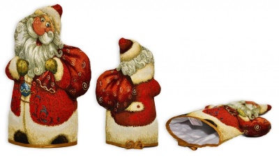 Дед Мороз - гобеленовый чехол на шампанское