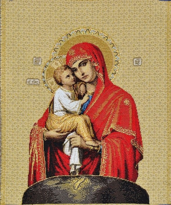 Почаевская икона Божией Матери - гобеленовый купон