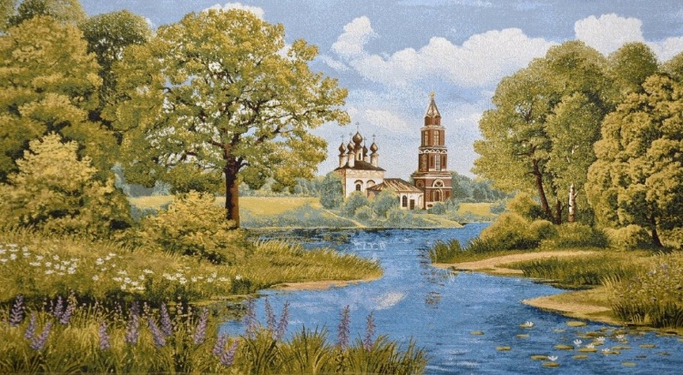 Церковь Благовещения- гобеленовая картина