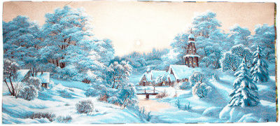 Зима- гобеленовый купон