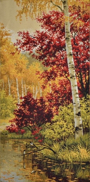 Желто-красная осень- гобеленовый купон