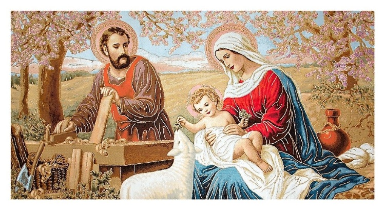 Святое семейство - гобеленовая картина