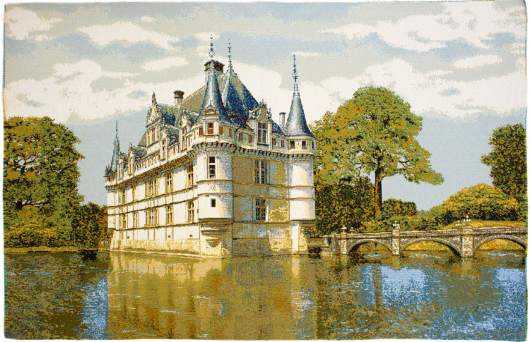 Замок Азаи евро- гобеленовая картина
