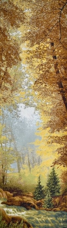 Золотой лес евро-гобеленовая картина