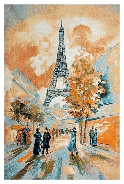 Бульвар Эйфель - гобеленовая картина
