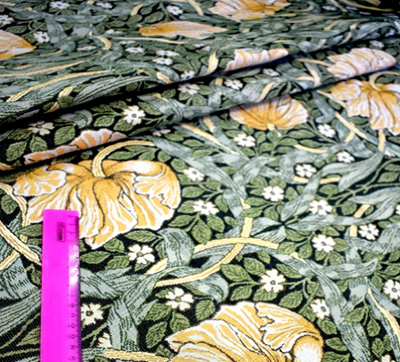 Тюльпаны зелень У. Моррис 4578 - гобеленовая ткань