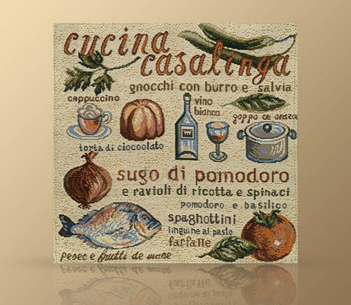 Декоративная салфетка - Итальянская кухня
