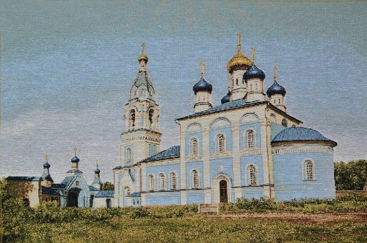 Мужской монастырь- гобеленовая картина