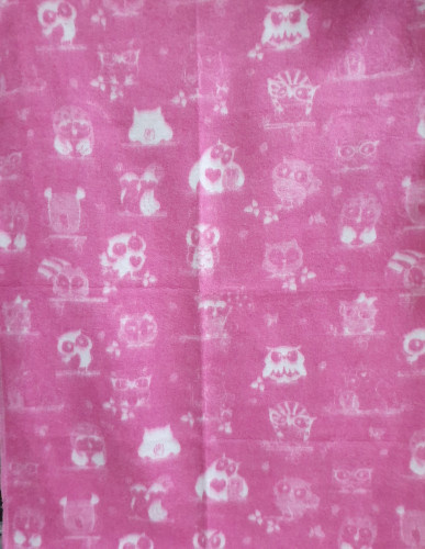 Одеяло 50% шерсть жаккард Совята розовые