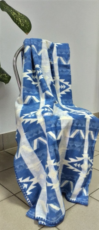 Одеяло Синий (100% хлопок)