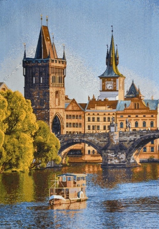 Прага 3 евро- гобеленовая картина